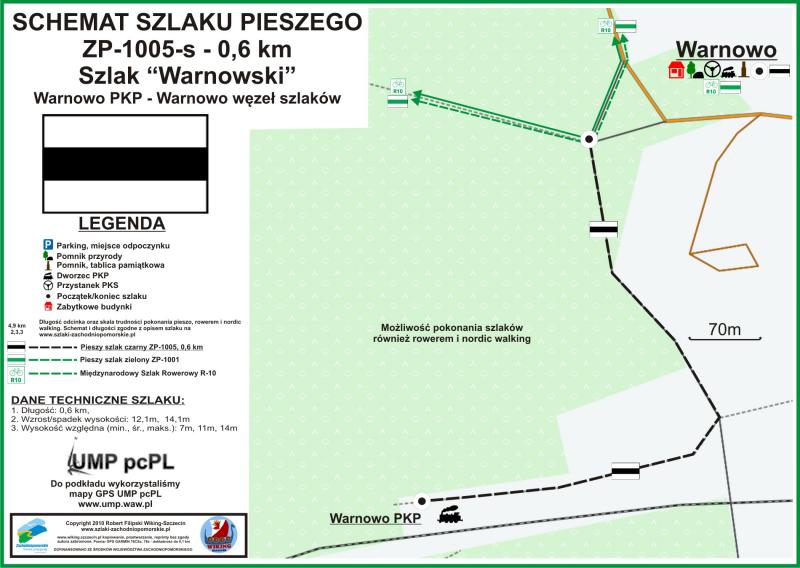 Szlak czarny ZP-1005 "Warnowski"- 0,6 km