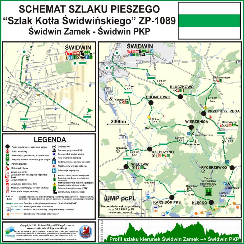 Szlak zielony pieszy ZP-1089-z "Kotła Świdwińskiego" 62,9 km
